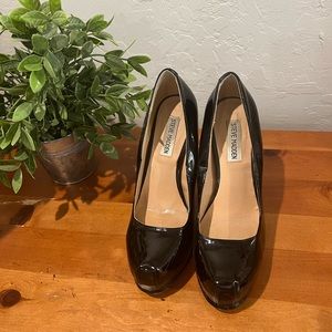 Steve Madden black high stiletto heel.